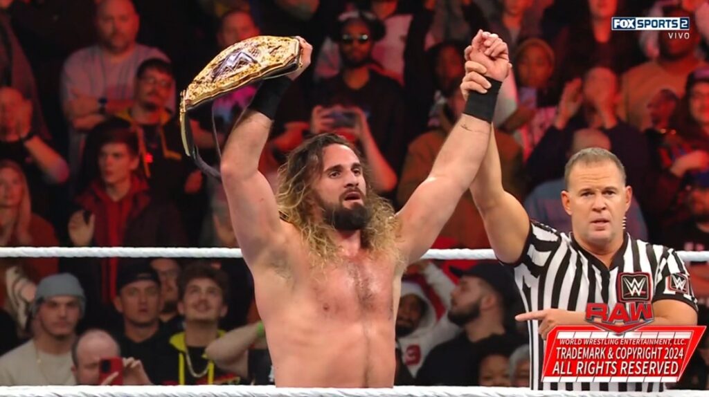 Seth Rollins retiene el Campeonato Mundial Pesado en WWE RAW