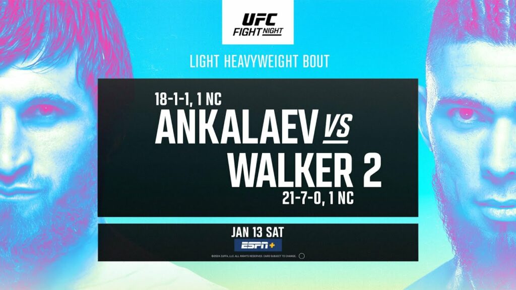 Resultados UFC Vegas 84: Ankalaev vs. Walker 2
