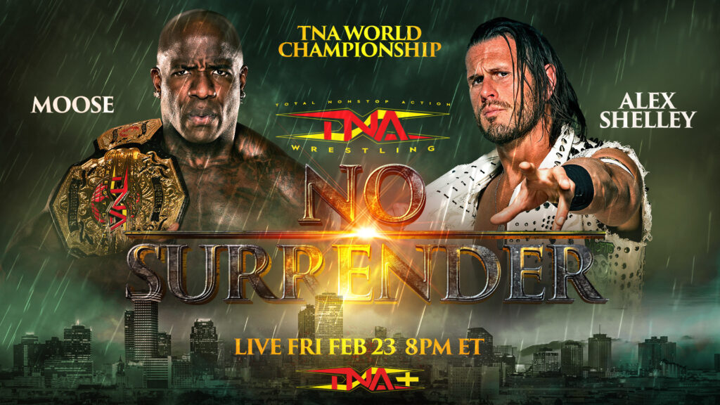Alex Shelley tendrá su revancha ante Moose por el Campeonato Mundial de TNA en No Surrender 2024
