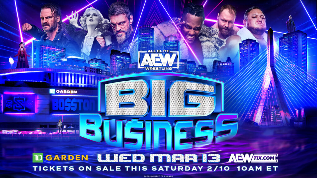 Tony Khan anuncia AEW Big Business para el 13 de marzo en el TD Garden de Boston