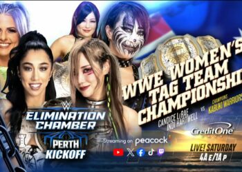 Asuka y Kairi Sane defenderán sus títulos ante Indi Hartwell y Candice LeRae en Elimination Chamber 2024