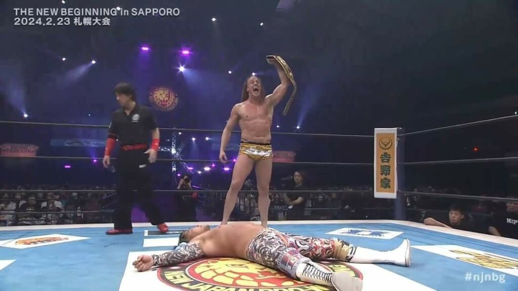 Matt Riddle, nuevo Campeón Mundial Televisivo de NJPW