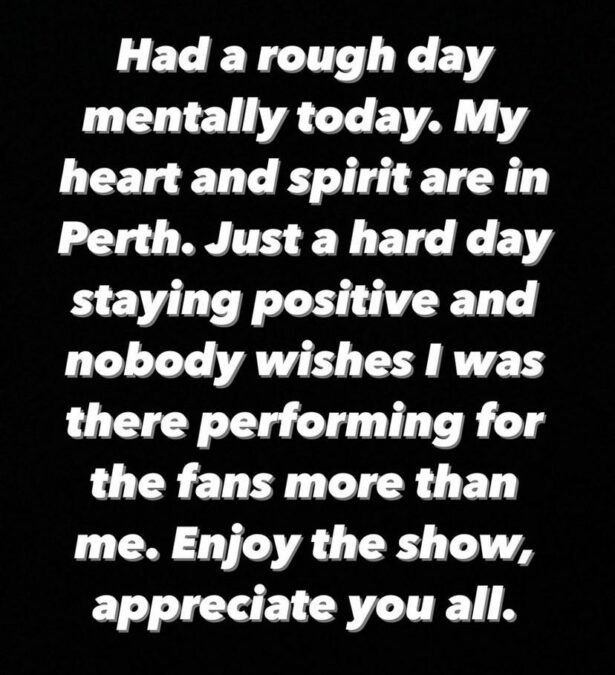 CM Punk, sobre perderse Elimination Chamber: “He tenido un día duro mentalmente. Mi corazón y mi espíritu están en Perth”