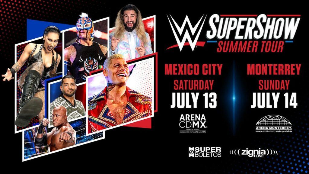 Superestrellas de WWE anunciadas para los Live Shows en México