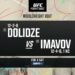 Cartelera UFC Vegas 85: Dolidze vs. Imavov Resultados UFC Vegas 85: Dolidze vs. Imavov
