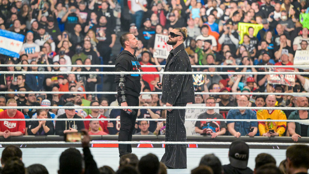 CM Punk estará en la mesa de comentarios en el combate entre Seth Rollins y Drew McIntyre en WrestleMania 40