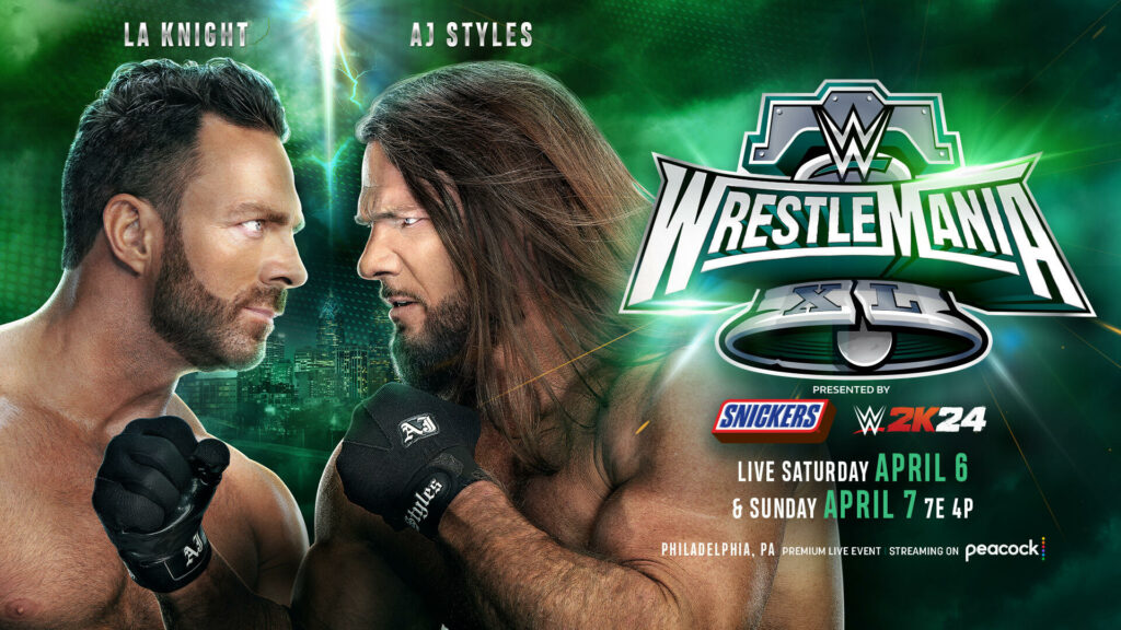 LA Knight luchará ante AJ Styles en WrestleMania 40
