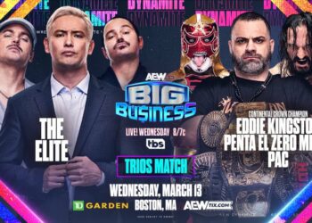 All Elite Wrestling amplía la cartelera del episodio de AEW Dynamite Big Business del 13 de marzo