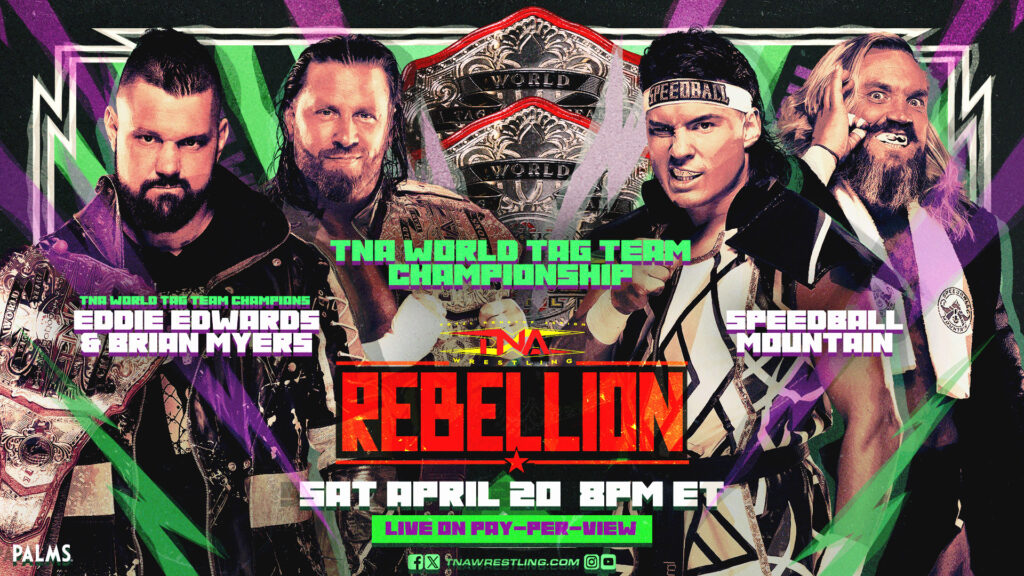 The System defenderá el Campeonato Mundial por Parejas de TNA ante Speedball Mountain en Rebellion 2024