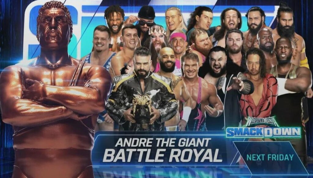 WWE anuncia los participantes del Andre The Giant Memorial Battle Royal 2024
