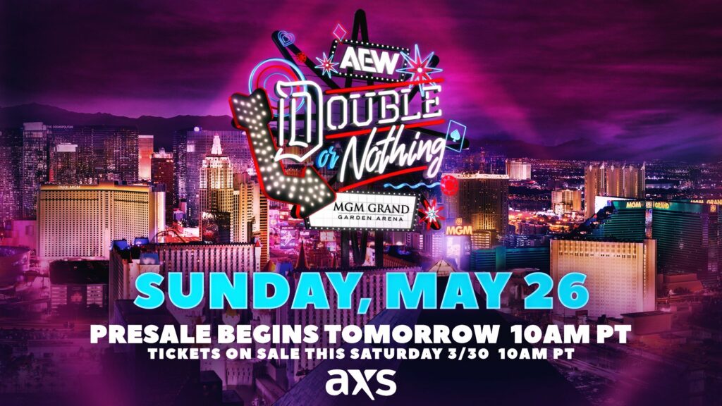 AEW anuncia la fecha y ubicación de Double or Nothing 2024