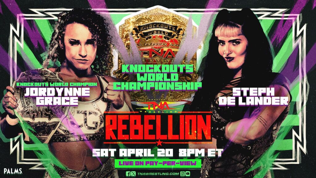 Steph De Lander retará a Jordynne Grace en TNA Rebellion 2024 por el Campeonato Mundial de Knockouts