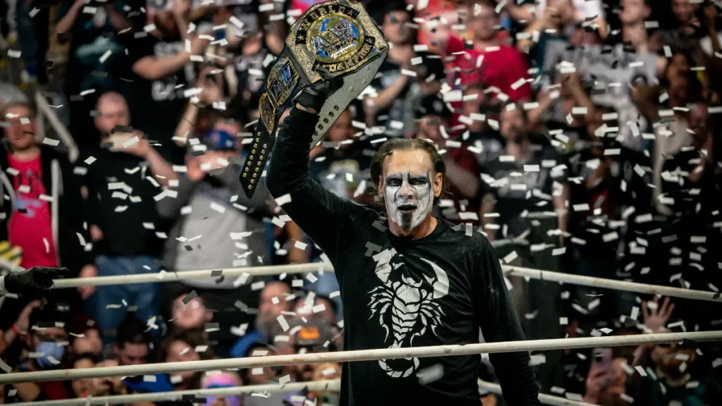 AEW no solicitó imágenes a WWE para utilizarlas en el retiro de Sting