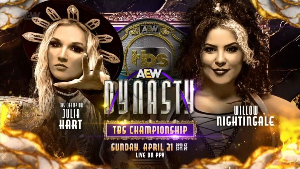 Willow Nightingale retará a Julia Hart en AEW Dynasty por el Campeonato de TBS