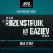 Resultados UFC Vegas 87: Rozenstruik vs. Gaziev