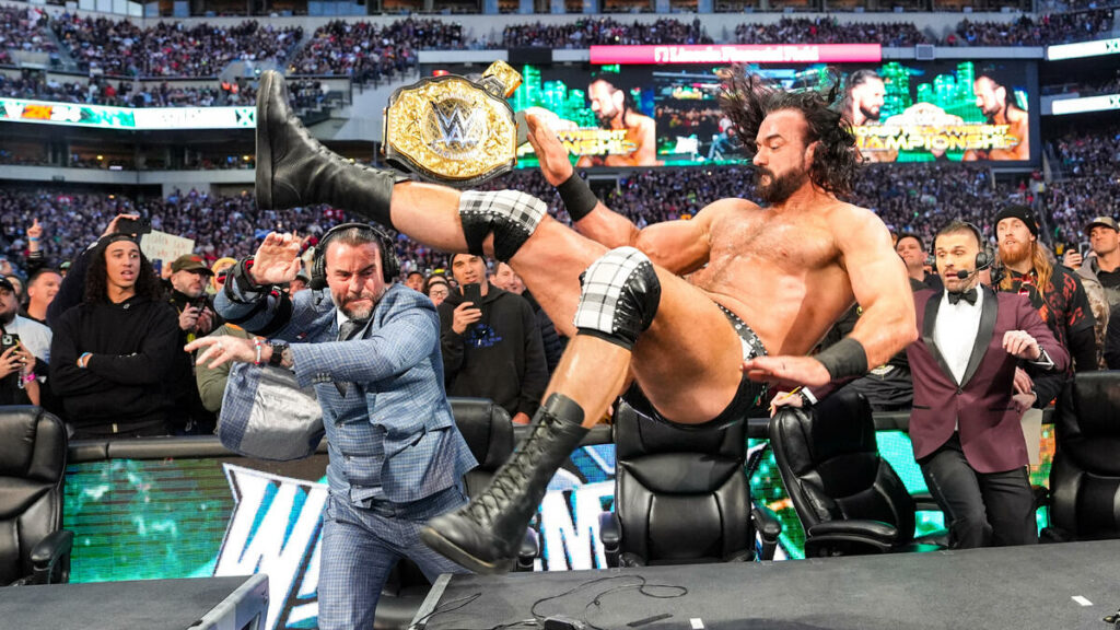 Drew McIntyre culpa al ataque de CM Punk en WrestleMania 40 de la fractura de su codo