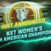 WWE anuncia el Campeonato Norteamericano Femenino de NXT WWE