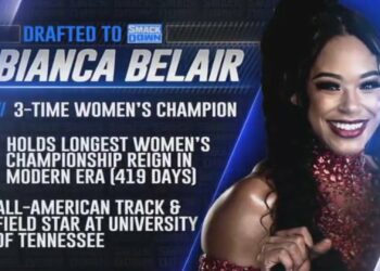 Bianca Belair y Jey Uso son las primeras elecciones del WWE Draft 2024