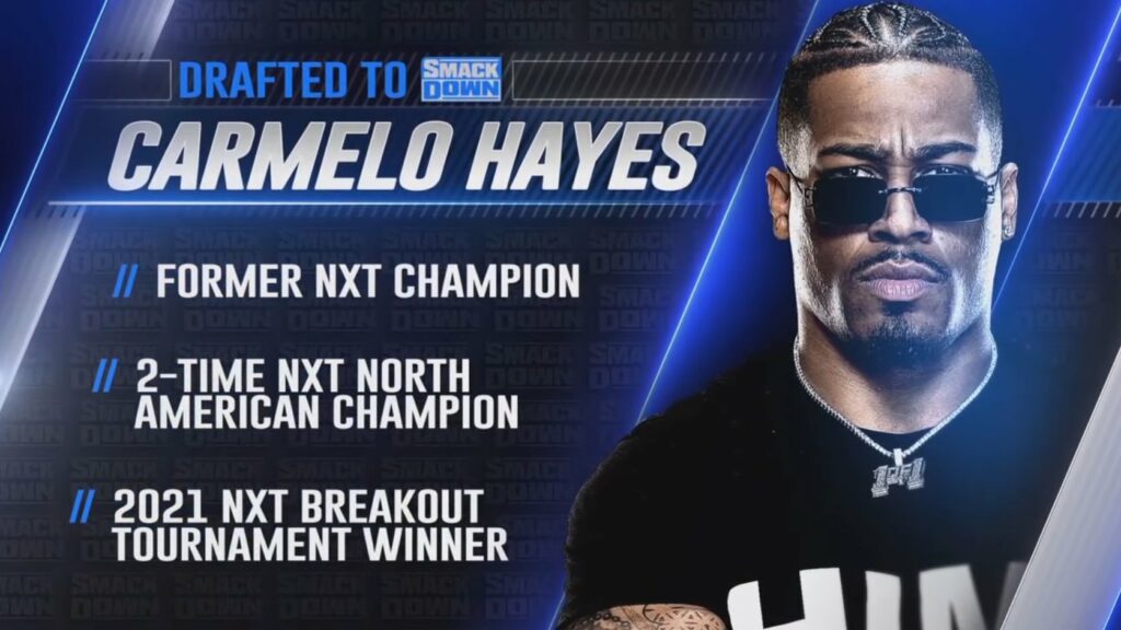 Carmelo Hayes es traspasado a SmackDown como parte del WWE Draft 2024