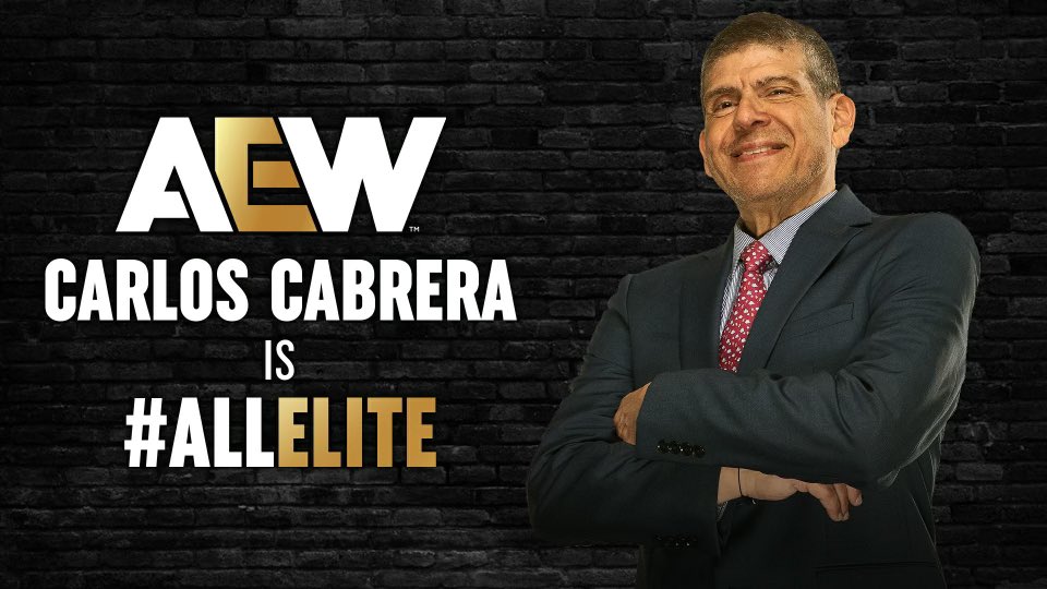 Carlos Cabrera firma con AEW y se incorpora a la mesa de comentarios en español