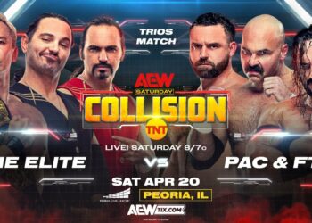 Confirmadas tres luchas para el episodio de AEW Collision del 20 de abril de 2024