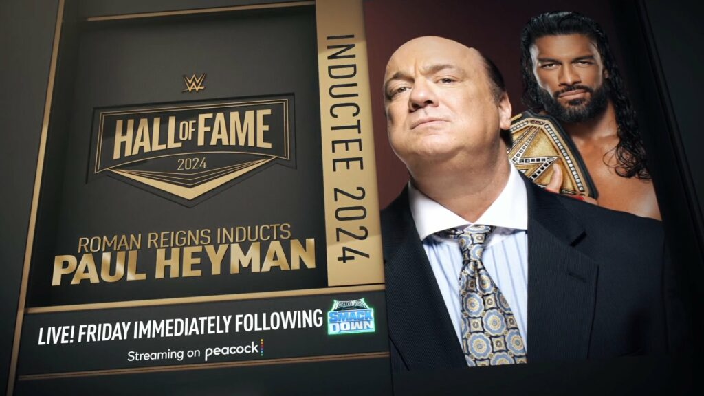 Roman Reigns exaltará a Paul Heyman al WWE Hall of Fame 2024