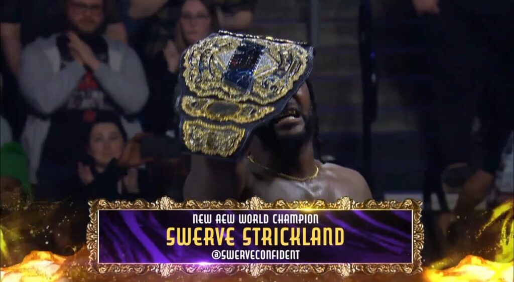 Swerve Strickland gana el Campeonato Mundial de AEW en Dynasty 2024
