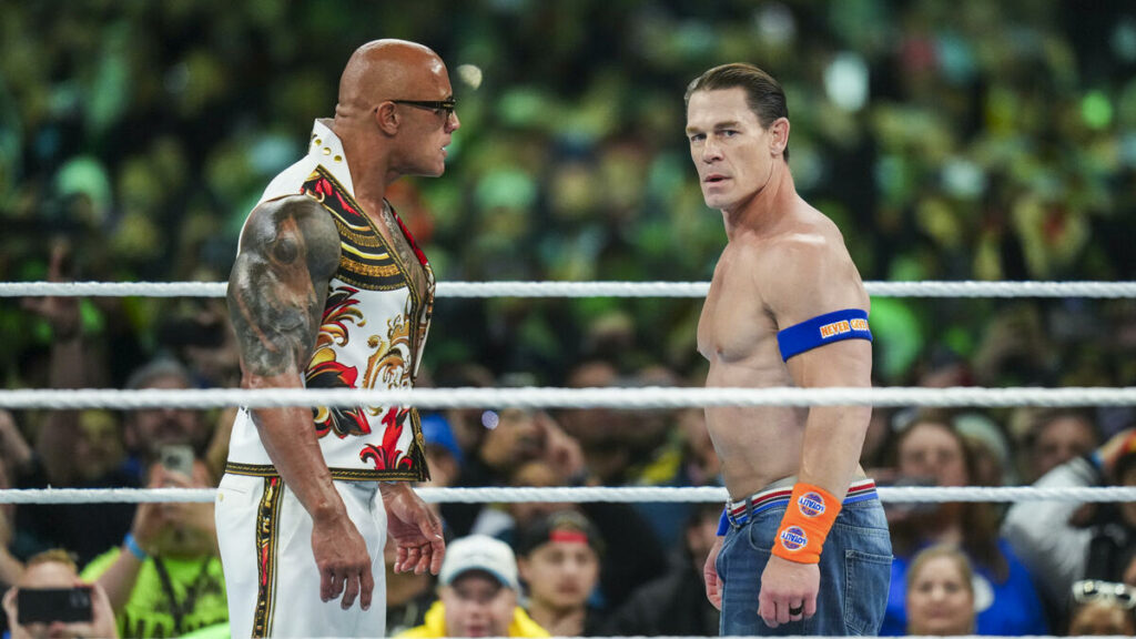The Rock envía un mensaje a John Cena tras lo ocurrido en WrestleMania XL