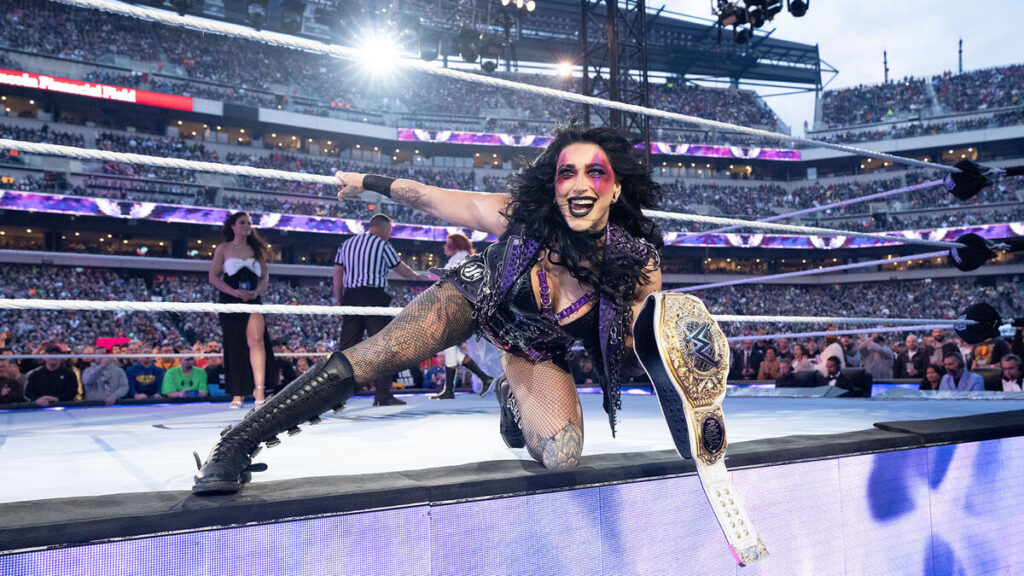WWE comparte un momento especial de Rhea Ripley tras vencer a Becky Lynch en WrestleMania 40