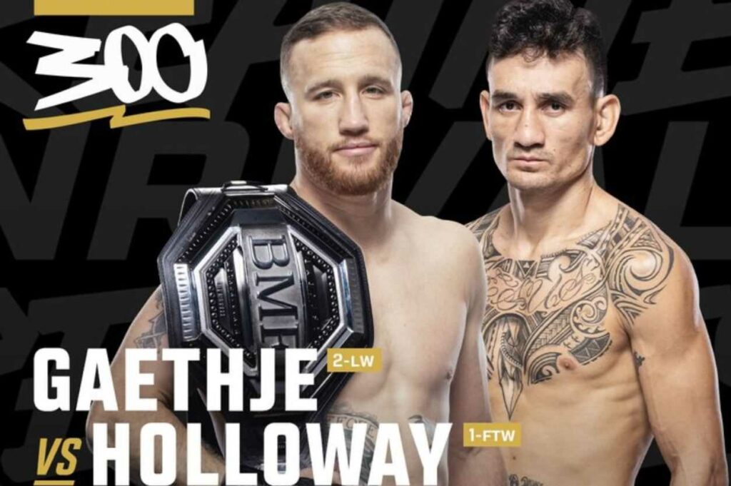 Apuestas UFC 300: Justin Gaethje vs. Max Holloway