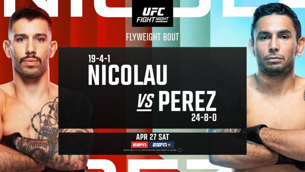Resultados UFC Vegas 91: Nicolau vs. Perez