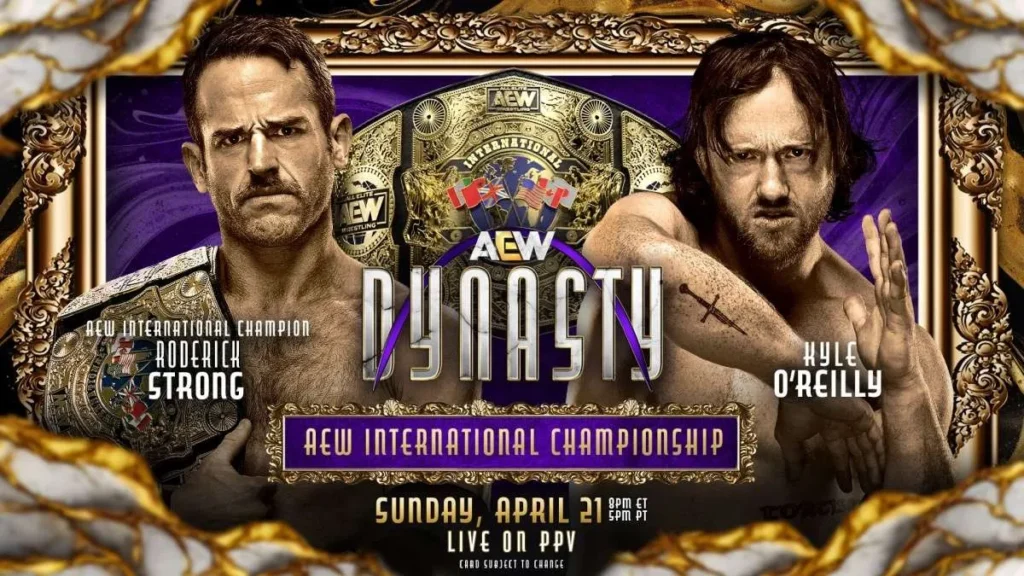 Kyle O’Reilly y Roderick Strong se verán las caras por el Campeonato Internacional en AEW Dynasty.