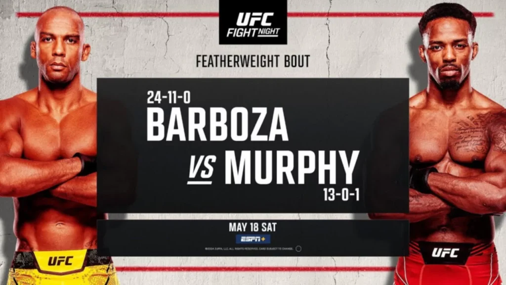 Resultados UFC Vegas 92: Barboza vs. Murphy