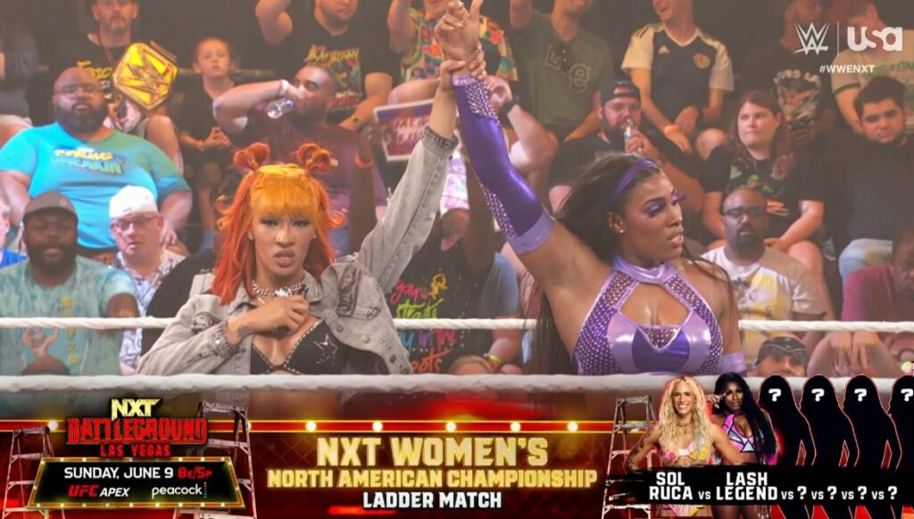 Sol Ruca y Lash Legend, primeras clasificadas para el combate por el Campeonato Femenino Norteamericano de NXT