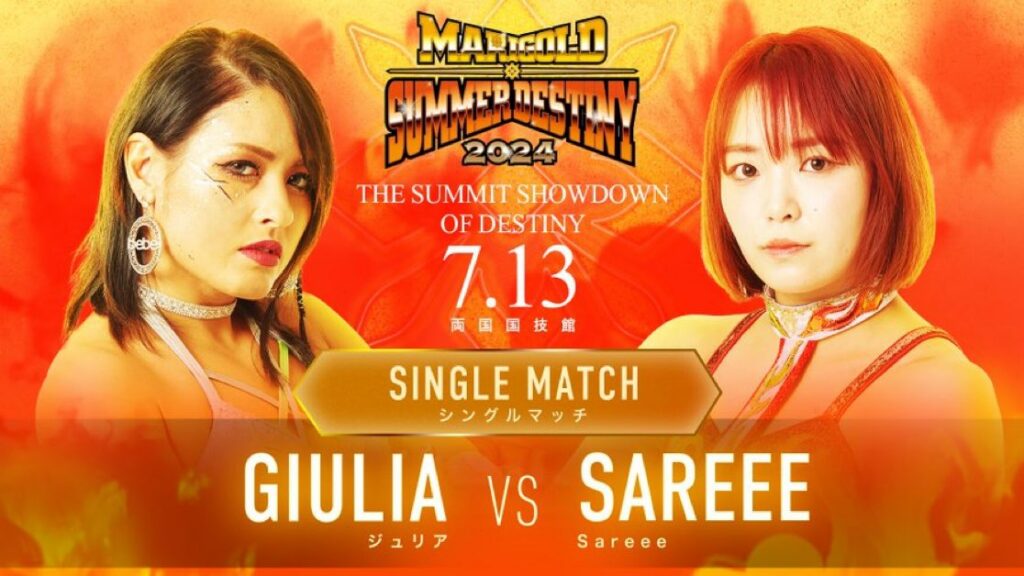 Giulia vs. Sareee en Marigold Summer Destiny será por el Marigold World Championship