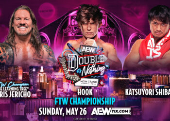 Chris Jericho, HOOK y Katsuyori Shibata lucharán por el Campeonato de FTW en AEW Double or Nothing 2024