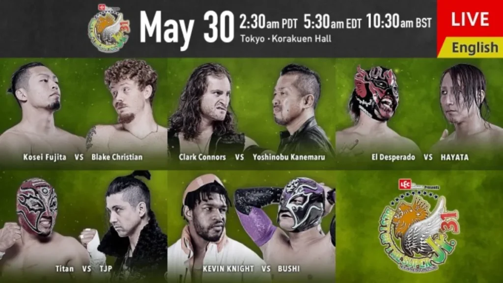 Resultados NJPW Best of the Super Jr. 31 (noche 11)