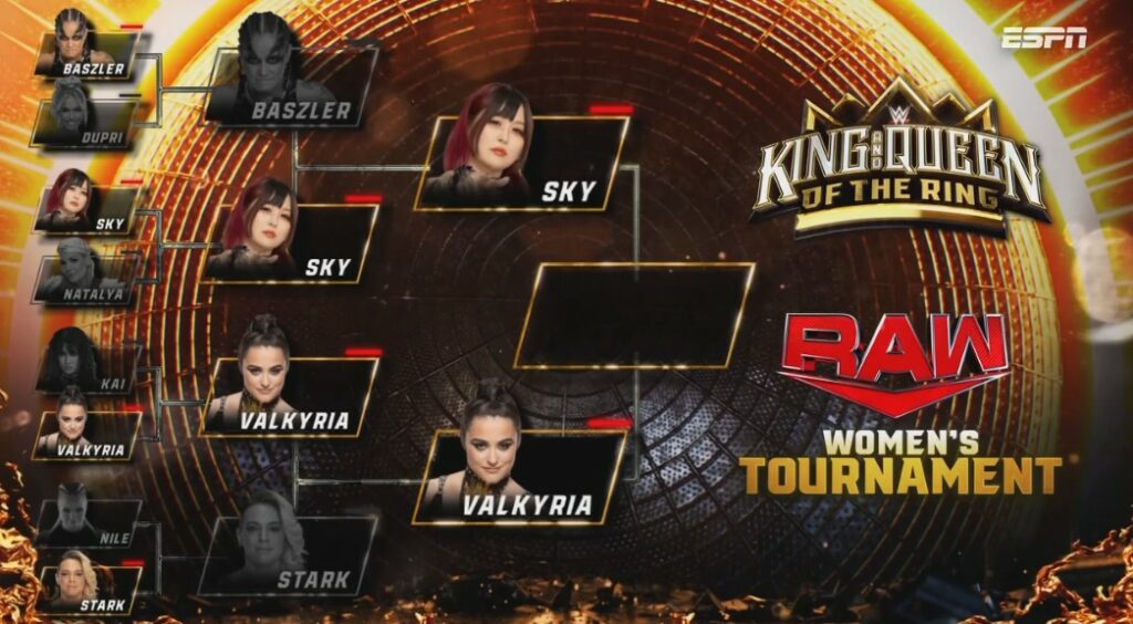 Lyra Valkyria se enfrentará a IYO SKY en la semifinal del Queen of the Ring 2024