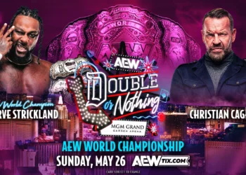 Swerve Strickland defenderá el Campeonato Mundial en AEW Double or Nothing ante Christian Cage.