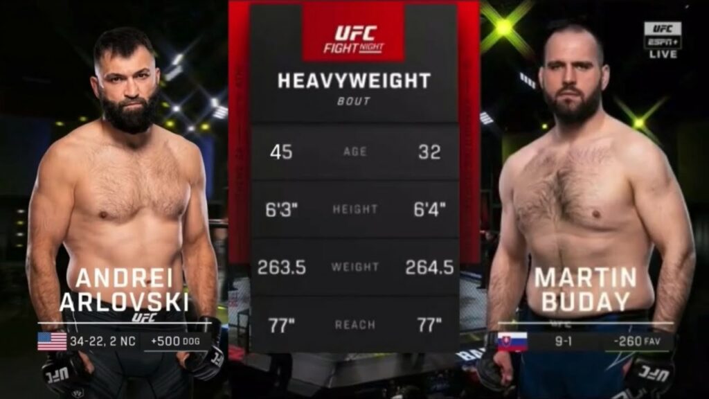 UFC 303 tiene una nueva pelea añadida a su cartelera: Andrei Arlovski vs. Martin Buday