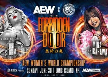 AEW y NJPW miden sus fuerzas en Forbidden Door, y prueba de ello es el duelo entre Toni Storm y Mina Shirakawa.