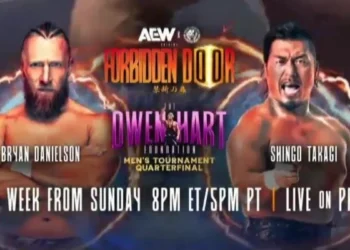 Bryan Danielson se enfrentará a Shingo Takagi en AEW x NJPW Forbidden Door 2024