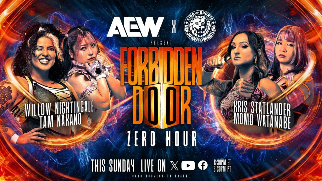 Cartelera AEW x NJPW Forbidden Door 2024 actualizada