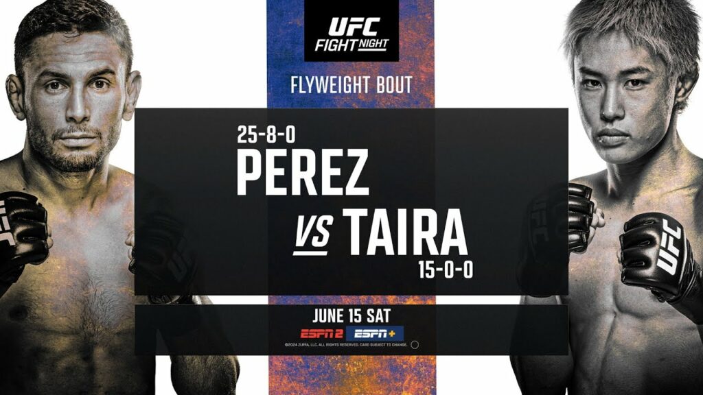 Resultados UFC Vegas 93: Perez vs. Taira