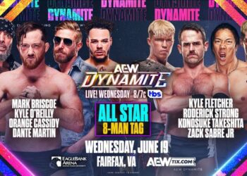 All Elite Wrestling amplía la cartelera del episodio de AEW Dynamite del 19 de junio