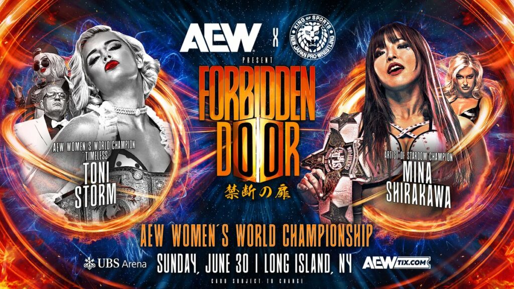 Cartelera AEW x NJPW Forbidden Door 2024 actualizada