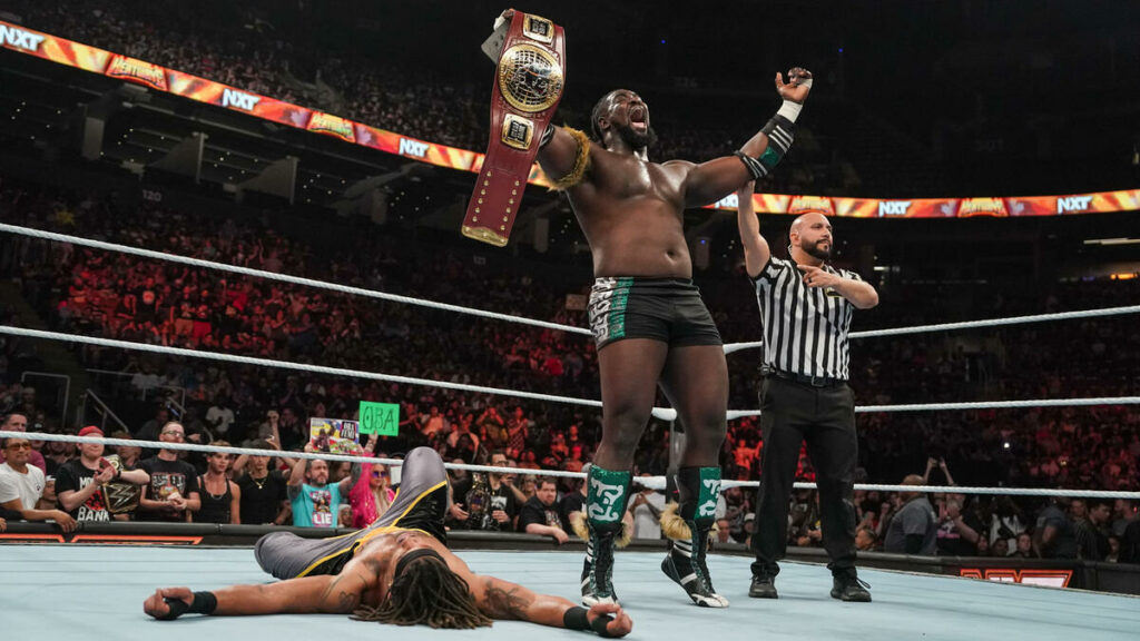 Oba Femi retiene el Campeonato Norteamericano de NXT en Heatwave 2024