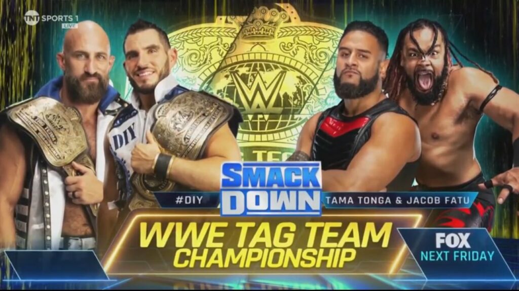 The Bloodline retarán por los Campeonatos por Parejas de WWE en el próximo episodio de SmackDown