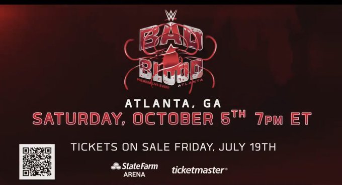 Se confirma la fecha y la ubicación de WWE Bad Blood 2024