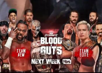 Cartelera AEW Dynamite Blood & Guts 2024 actualizada